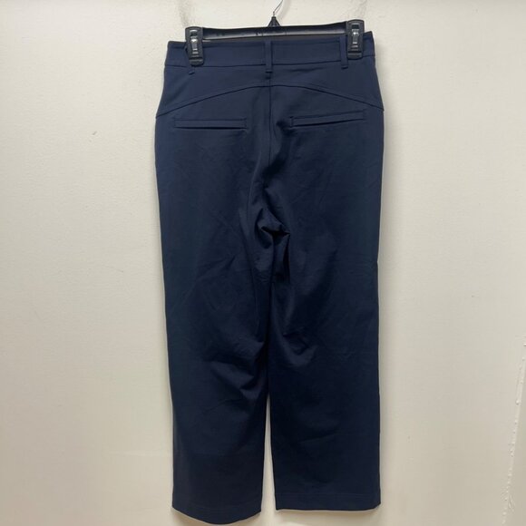 Public Rec Pants Womens 28x26 blue All Day crop Straight Leg Golf Performance - Picture 7 of 12